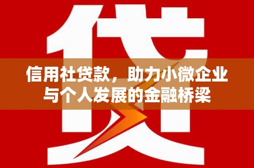 历城信用社贷款，助力小微企业与个人发展的金融桥梁