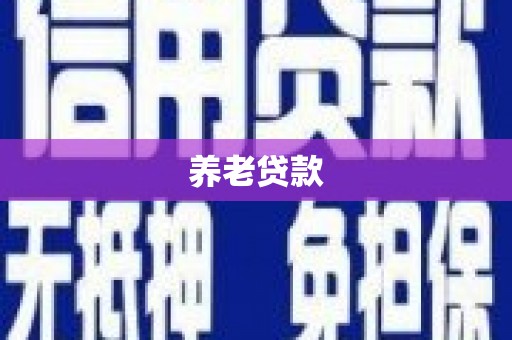 历城养老贷款