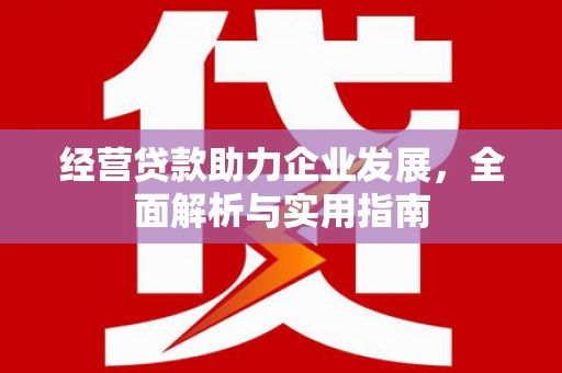 历城经营贷款助力企业发展，全面解析与实用指南
