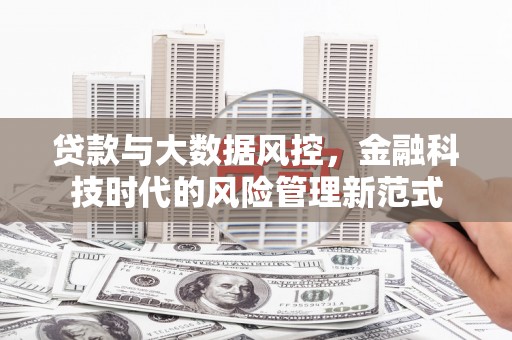 历城贷款与大数据风控，金融科技时代的风险管理新范式