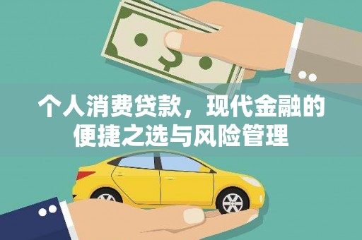 历城个人消费贷款，现代金融的便捷之选与风险管理