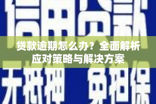 历城贷款逾期怎么办？全面解析应对策略与解决方案