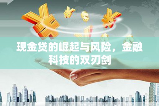 历城现金贷的崛起与风险，金融科技的双刃剑