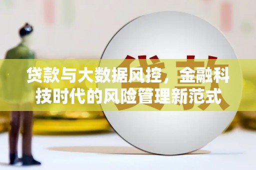 历城贷款与大数据风控，金融科技时代的风险管理新范式