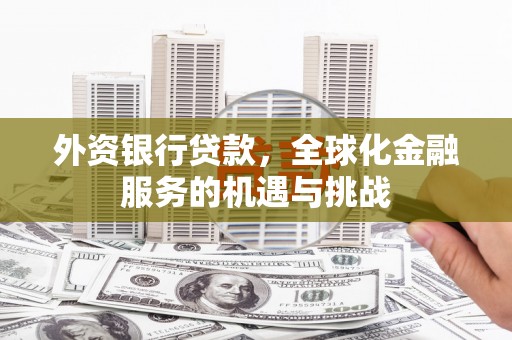 历城外资银行贷款，全球化金融服务的机遇与挑战