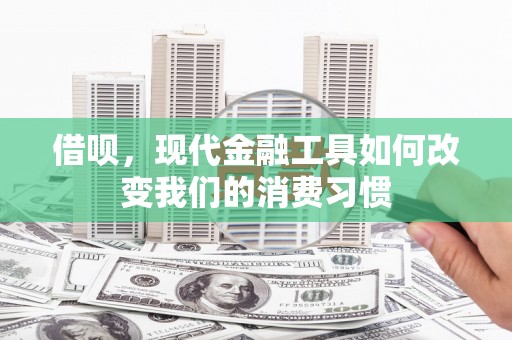 历城借呗，现代金融工具如何改变我们的消费习惯