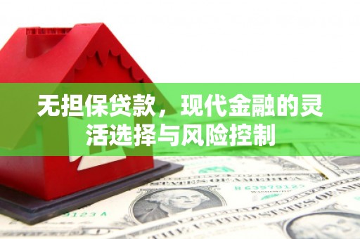 历城无担保贷款，现代金融的灵活选择与风险控制