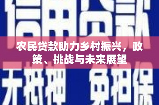 历城农民贷款助力乡村振兴，政策、挑战与未来展望