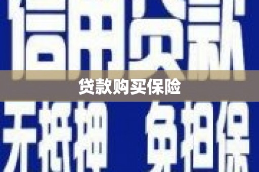 历城贷款购买保险
