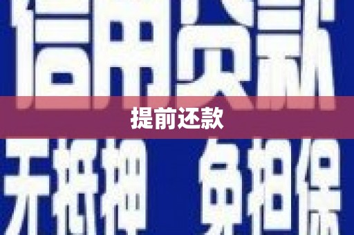 历城提前还款